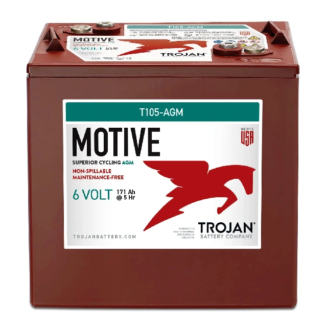 TROJAN T105-AGM akkumulátor részletes termékismertető