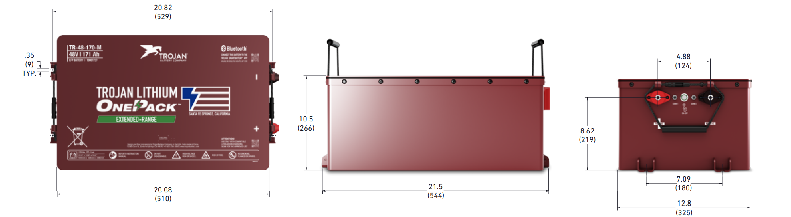 48V 171Ah | TROJAN 48V Lithium | TR-48-170-M-OnePack