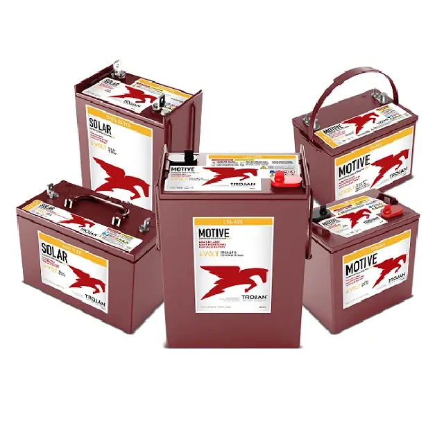 Trojan VLA, VRLA (AGM, GEL) és lítium-vasfoszfát akkumulátorok